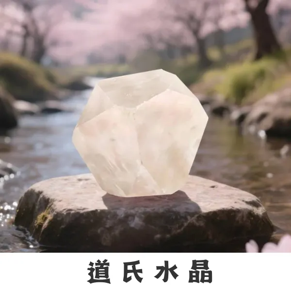 道氏水晶外觀：三角與七邊形交錯（3-7-3-7-3-7），平衡顯化與表達