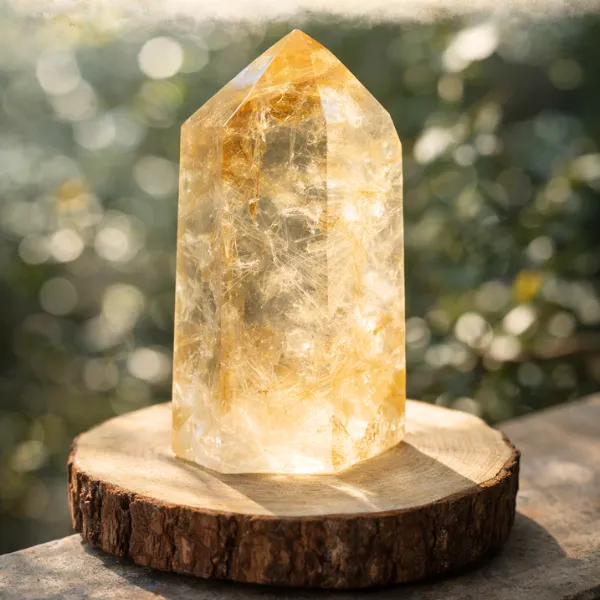 天然黃水晶